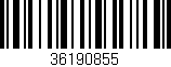 Código de barras (EAN, GTIN, SKU, ISBN): '36190855'