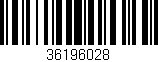 Código de barras (EAN, GTIN, SKU, ISBN): '36196028'