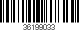 Código de barras (EAN, GTIN, SKU, ISBN): '36199033'