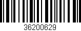 Código de barras (EAN, GTIN, SKU, ISBN): '36200629'
