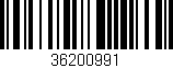 Código de barras (EAN, GTIN, SKU, ISBN): '36200991'