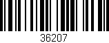 Código de barras (EAN, GTIN, SKU, ISBN): '36207'