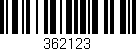 Código de barras (EAN, GTIN, SKU, ISBN): '362123'