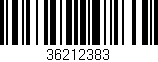 Código de barras (EAN, GTIN, SKU, ISBN): '36212383'