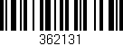 Código de barras (EAN, GTIN, SKU, ISBN): '362131'
