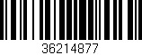 Código de barras (EAN, GTIN, SKU, ISBN): '36214877'