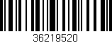 Código de barras (EAN, GTIN, SKU, ISBN): '36219520'