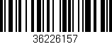 Código de barras (EAN, GTIN, SKU, ISBN): '36226157'