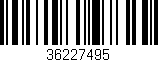 Código de barras (EAN, GTIN, SKU, ISBN): '36227495'