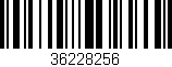 Código de barras (EAN, GTIN, SKU, ISBN): '36228256'