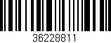 Código de barras (EAN, GTIN, SKU, ISBN): '36228811'