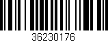 Código de barras (EAN, GTIN, SKU, ISBN): '36230176'