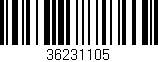 Código de barras (EAN, GTIN, SKU, ISBN): '36231105'