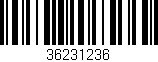 Código de barras (EAN, GTIN, SKU, ISBN): '36231236'