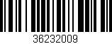 Código de barras (EAN, GTIN, SKU, ISBN): '36232009'