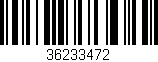 Código de barras (EAN, GTIN, SKU, ISBN): '36233472'