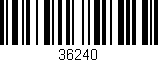 Código de barras (EAN, GTIN, SKU, ISBN): '36240'