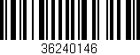 Código de barras (EAN, GTIN, SKU, ISBN): '36240146'