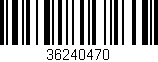 Código de barras (EAN, GTIN, SKU, ISBN): '36240470'