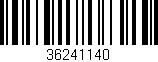 Código de barras (EAN, GTIN, SKU, ISBN): '36241140'