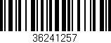 Código de barras (EAN, GTIN, SKU, ISBN): '36241257'