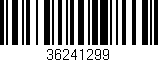 Código de barras (EAN, GTIN, SKU, ISBN): '36241299'