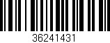 Código de barras (EAN, GTIN, SKU, ISBN): '36241431'