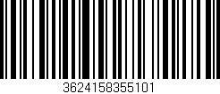 Código de barras (EAN, GTIN, SKU, ISBN): '3624158355101'