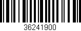Código de barras (EAN, GTIN, SKU, ISBN): '36241900'