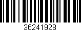 Código de barras (EAN, GTIN, SKU, ISBN): '36241928'