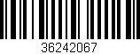 Código de barras (EAN, GTIN, SKU, ISBN): '36242067'
