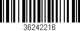 Código de barras (EAN, GTIN, SKU, ISBN): '36242216'