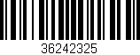 Código de barras (EAN, GTIN, SKU, ISBN): '36242325'
