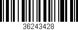 Código de barras (EAN, GTIN, SKU, ISBN): '36243428'