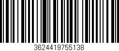Código de barras (EAN, GTIN, SKU, ISBN): '3624419755138'