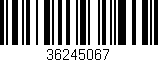 Código de barras (EAN, GTIN, SKU, ISBN): '36245067'
