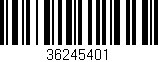 Código de barras (EAN, GTIN, SKU, ISBN): '36245401'