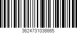 Código de barras (EAN, GTIN, SKU, ISBN): '3624731038865'