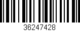 Código de barras (EAN, GTIN, SKU, ISBN): '36247428'