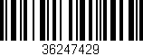 Código de barras (EAN, GTIN, SKU, ISBN): '36247429'