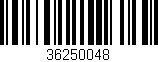 Código de barras (EAN, GTIN, SKU, ISBN): '36250048'