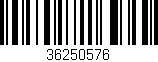 Código de barras (EAN, GTIN, SKU, ISBN): '36250576'