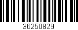 Código de barras (EAN, GTIN, SKU, ISBN): '36250829'