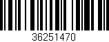 Código de barras (EAN, GTIN, SKU, ISBN): '36251470'