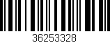 Código de barras (EAN, GTIN, SKU, ISBN): '36253328'