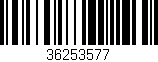 Código de barras (EAN, GTIN, SKU, ISBN): '36253577'