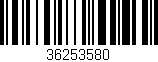Código de barras (EAN, GTIN, SKU, ISBN): '36253580'