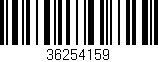 Código de barras (EAN, GTIN, SKU, ISBN): '36254159'