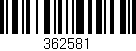 Código de barras (EAN, GTIN, SKU, ISBN): '362581'
