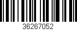 Código de barras (EAN, GTIN, SKU, ISBN): '36267052'